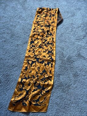 Gold and Black scarf
